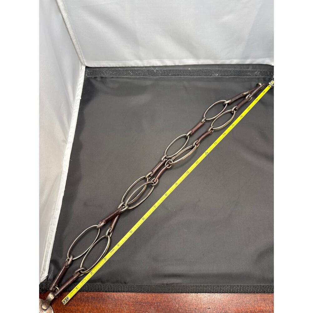 Uno de 50 Cratere Silver Plated / Exotic Wood Long Necklace 19" wood and silver - Picture 5 of 6